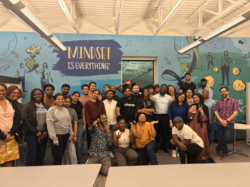 Group photo of participants at the Memphis Design and Code meetup